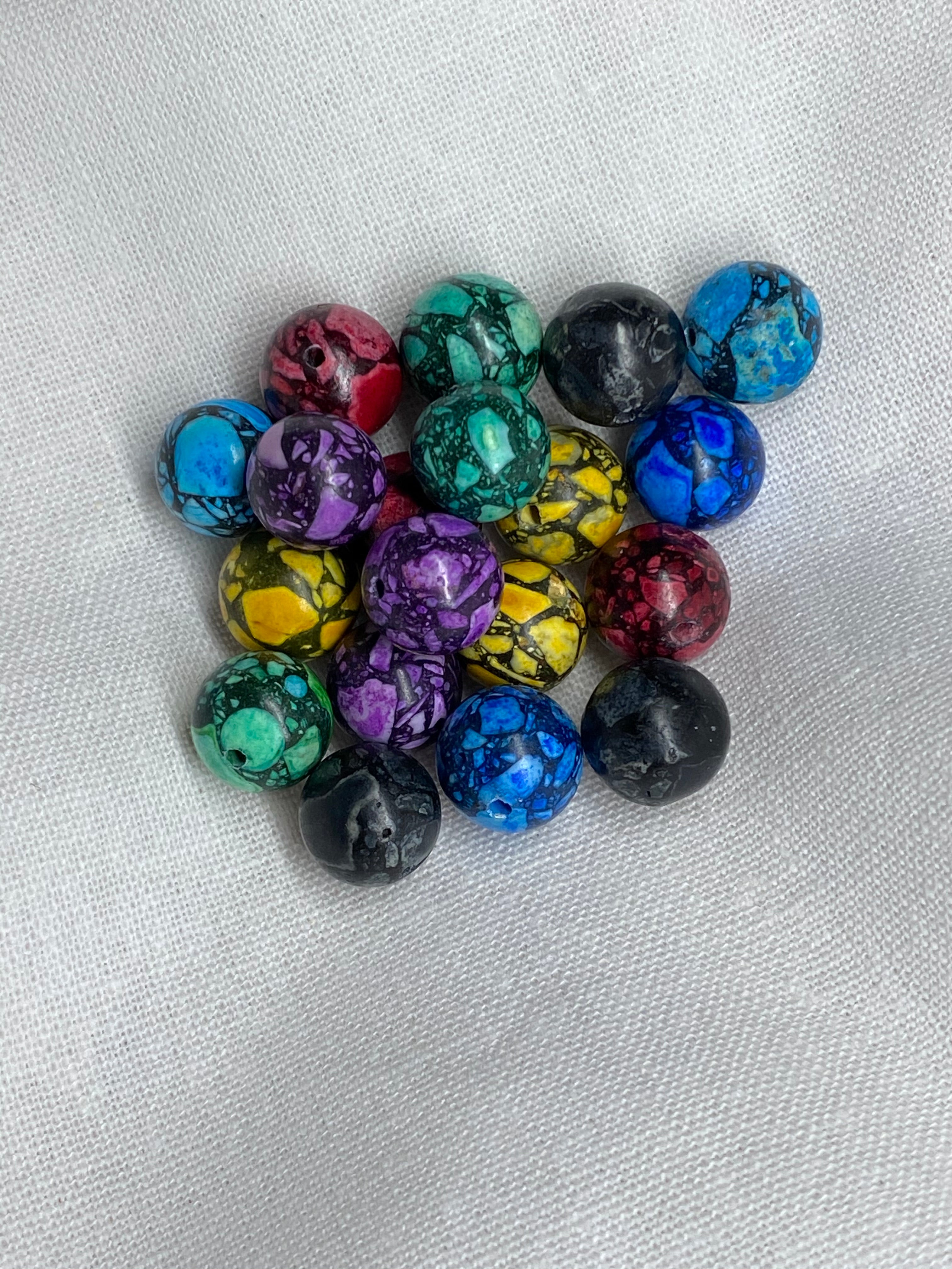 10mm Multi-Colored Jasper