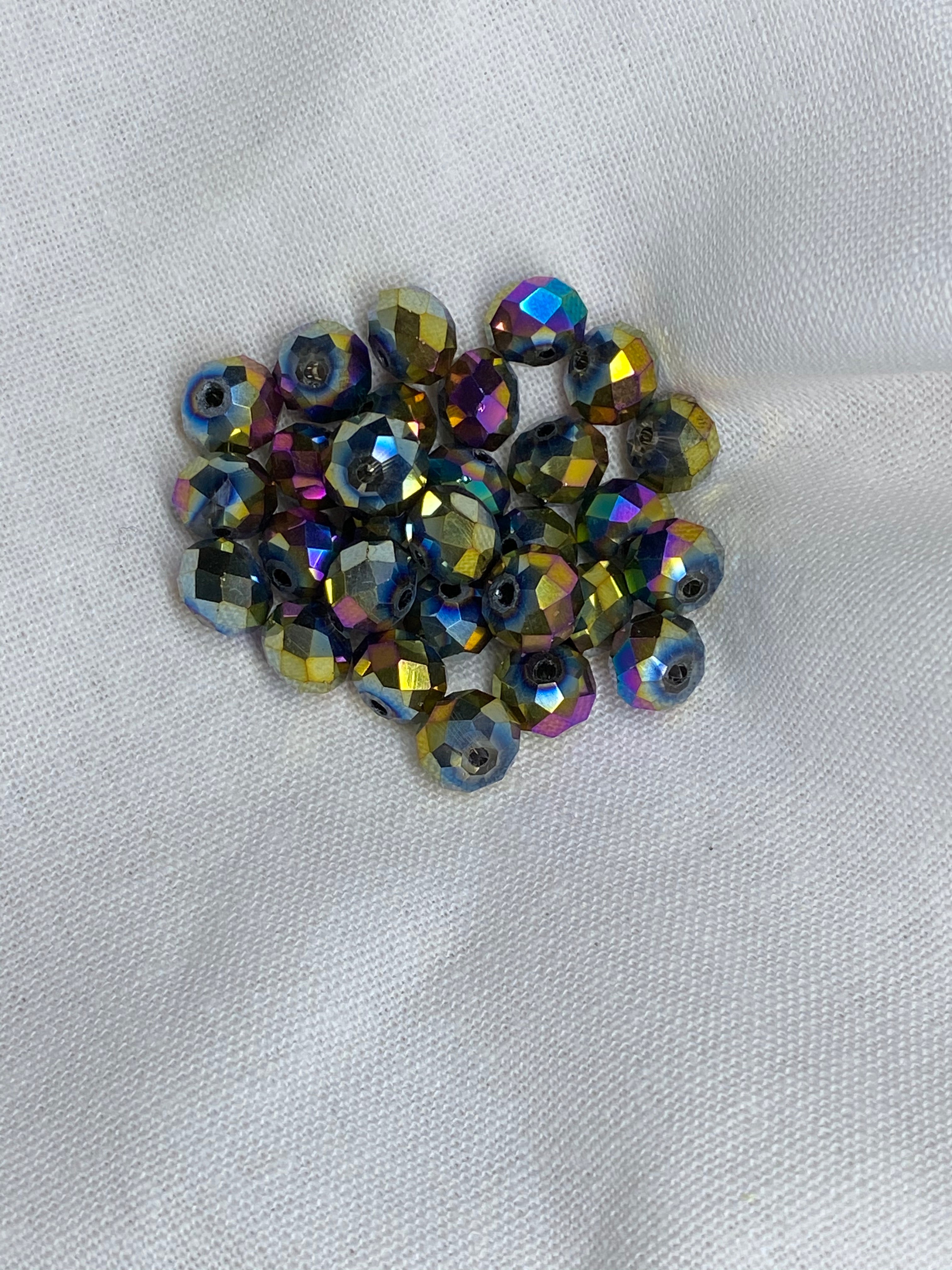 8mm Multi-Colored Glass