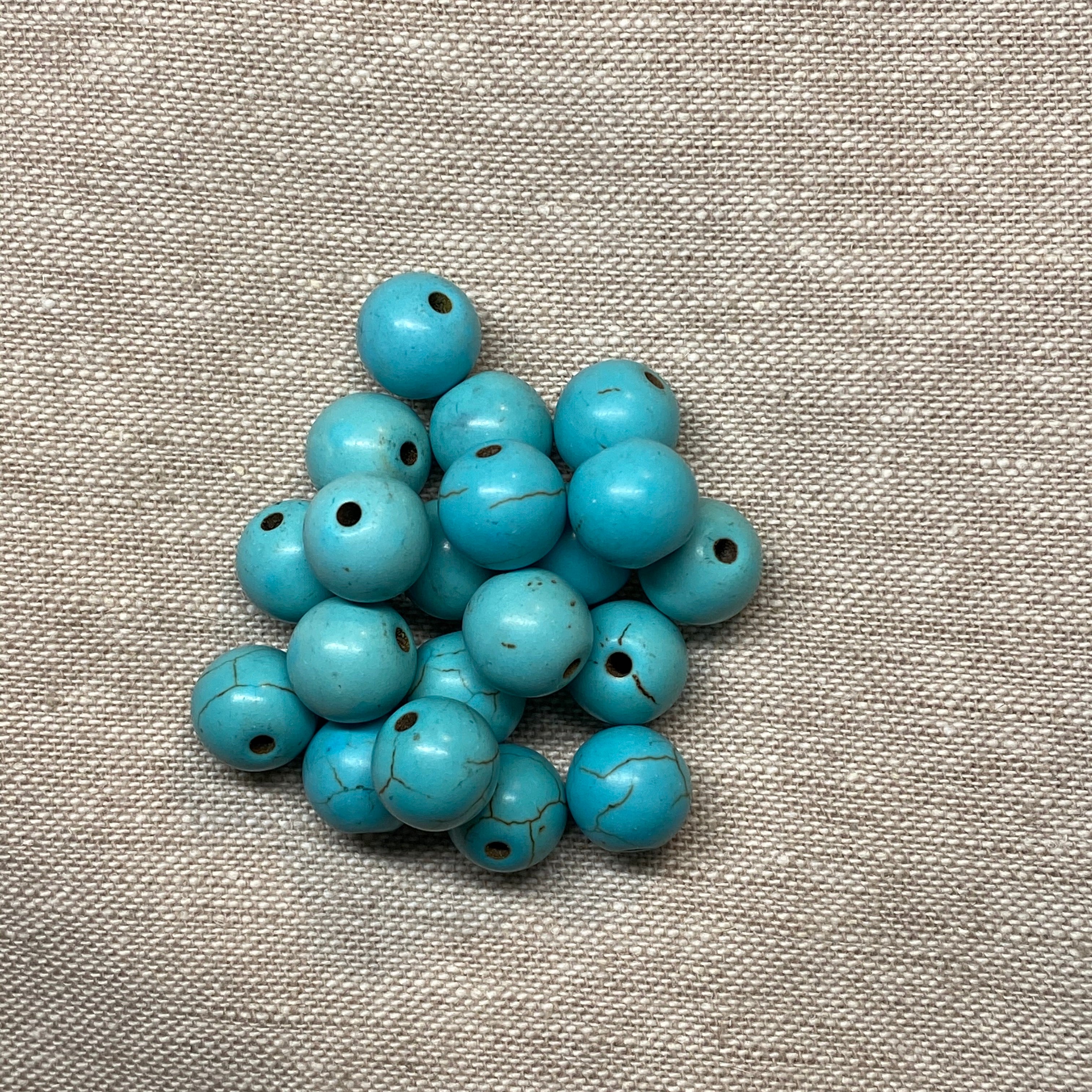 10mm Turquoise Howlite