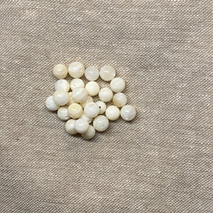 6mm White Polished Shell