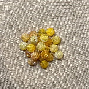 8mm Yellow Cracked Glass (Forgiveness Variation)