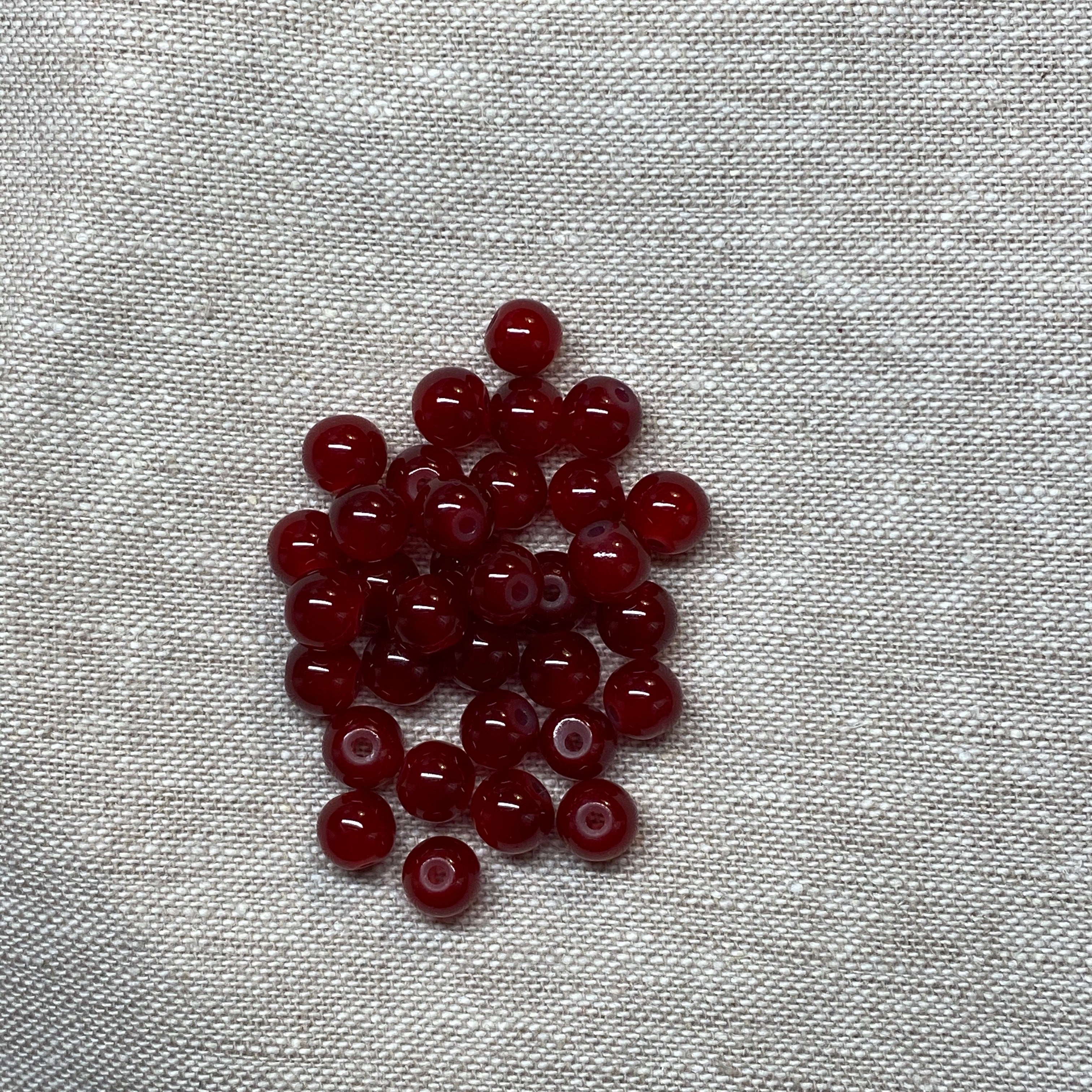 6mm Red Quartz
