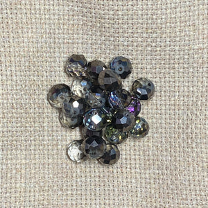 Iridescent Black Glass